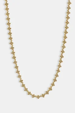 Iced Connecting Motif Chain - 5mm - Gold