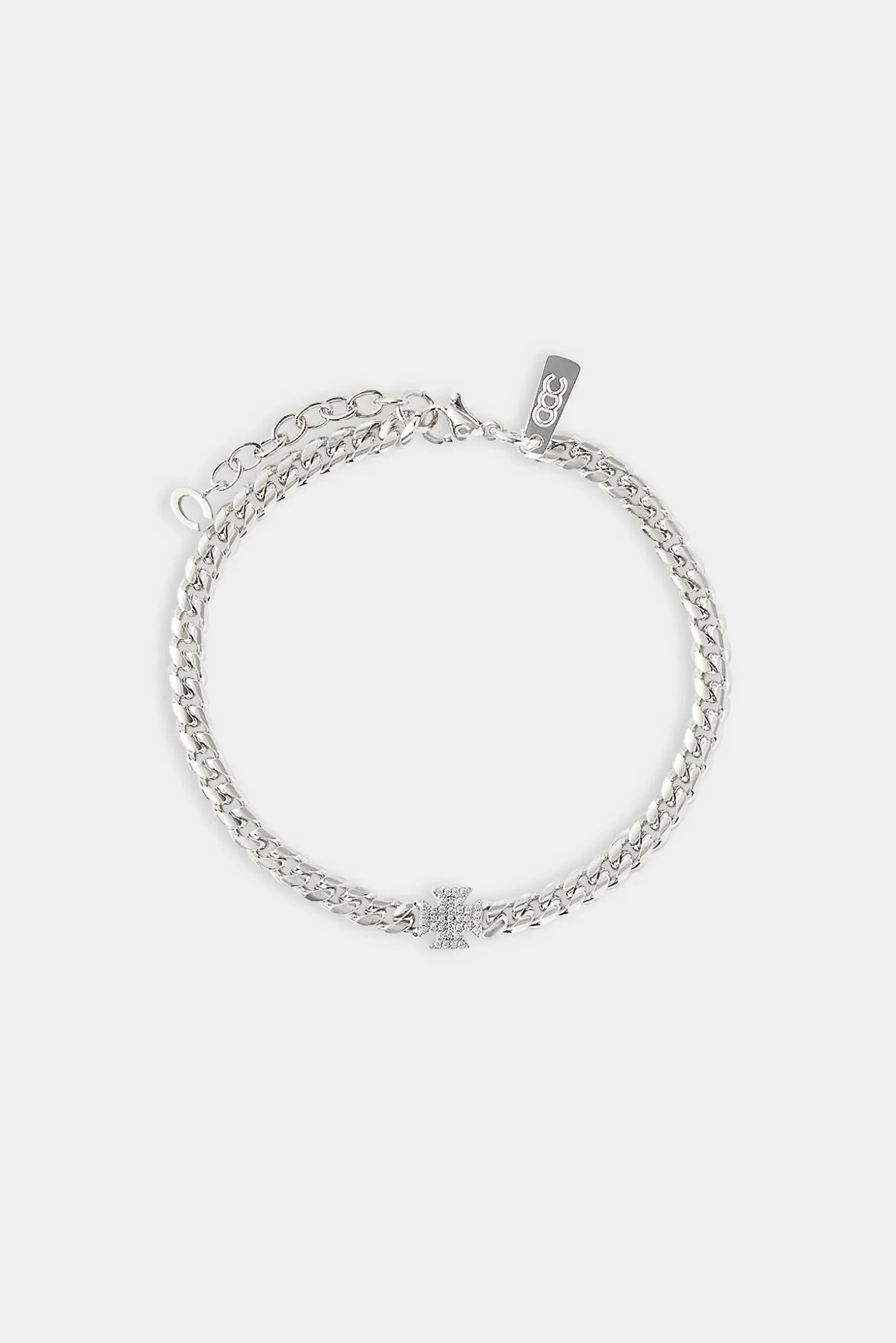 Iced Cross Miami Cuban Bracelet - 8mm