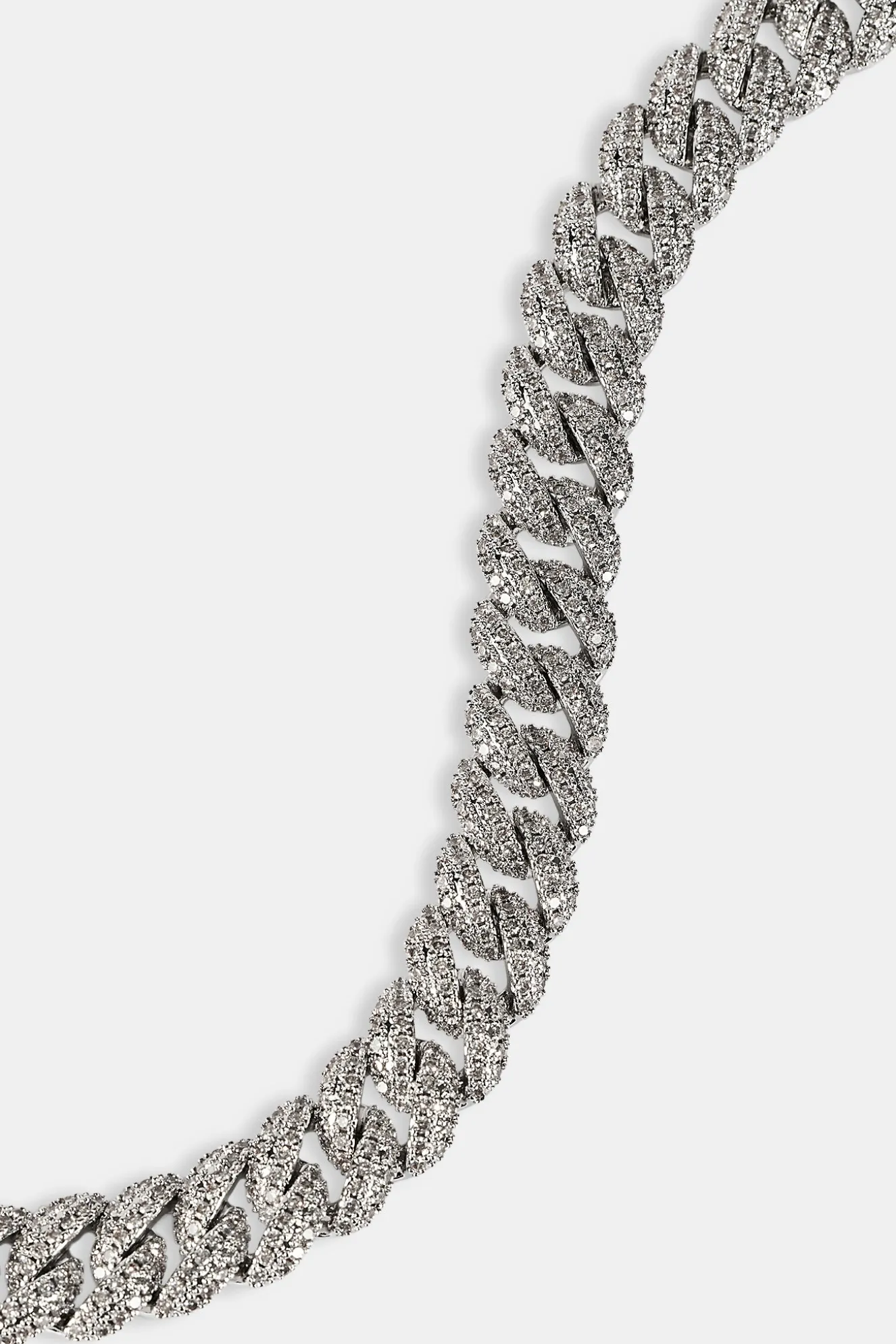 Iced Cuban Bracelet - 8mm - White