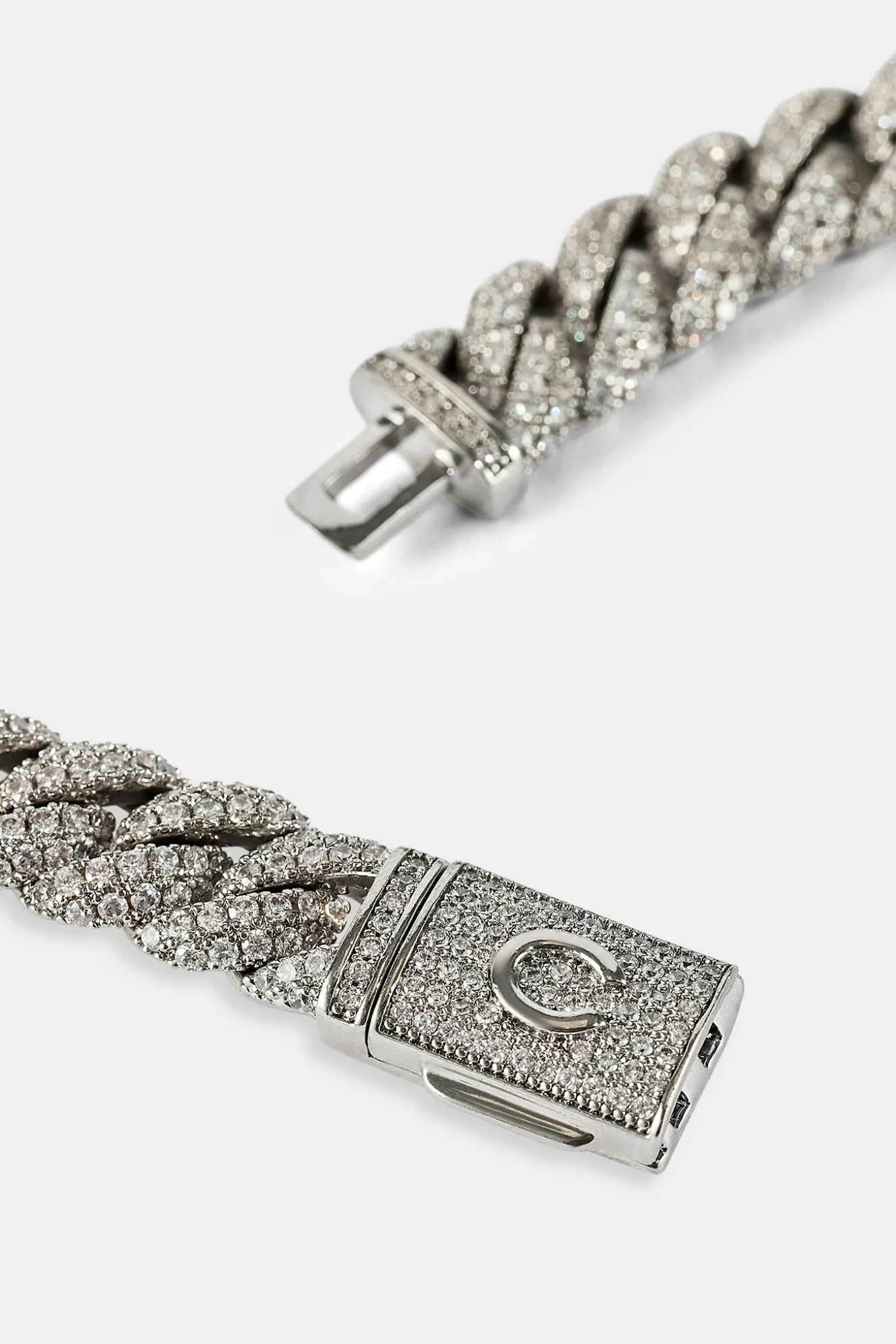 Iced Cuban Chain - 8mm - White