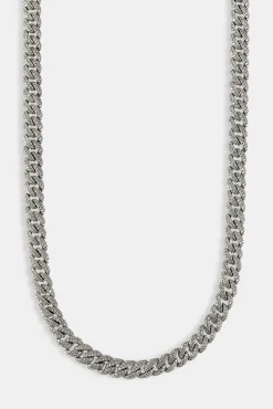 Iced Cuban Chain - 8mm - White
