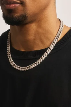 Iced Cuban Chain - 8mm - White