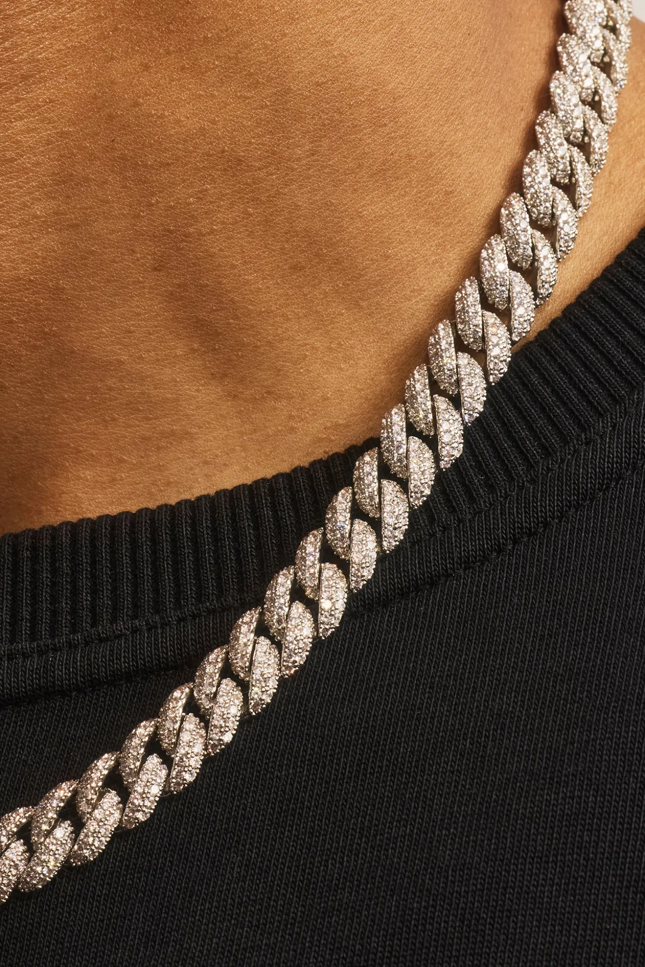 Iced Cuban Chain - 8mm - White