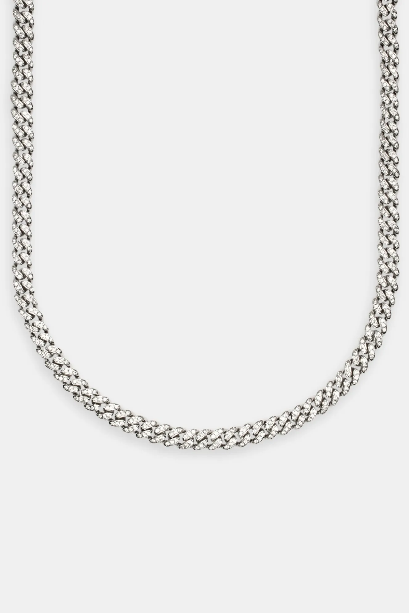 Iced Cuban Chain - 6mm - White