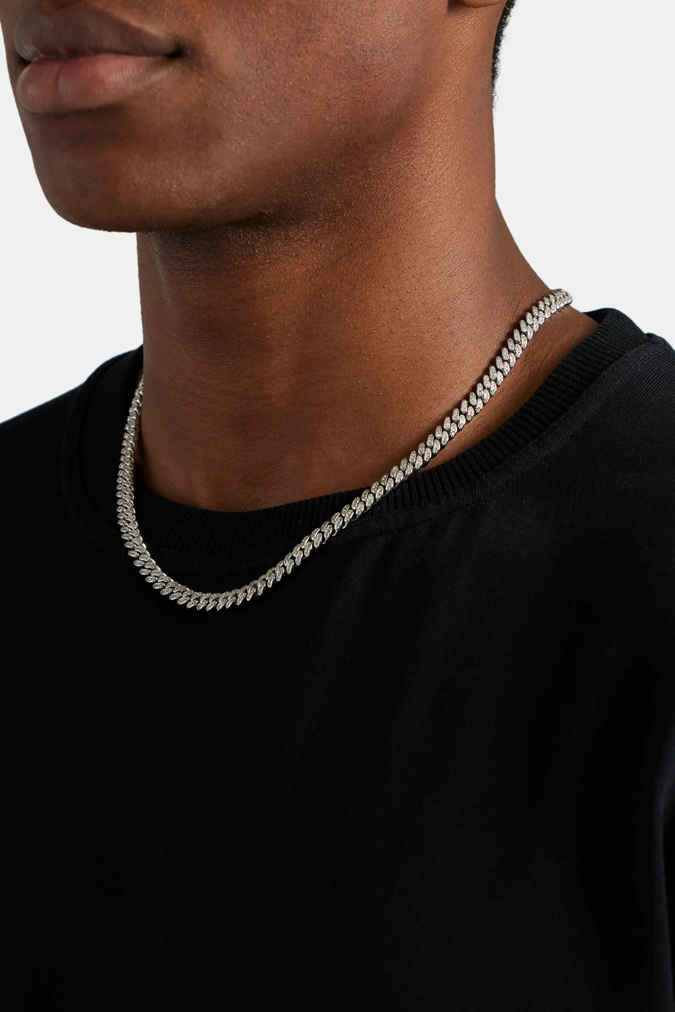 Iced Cuban Chain - 6mm - White