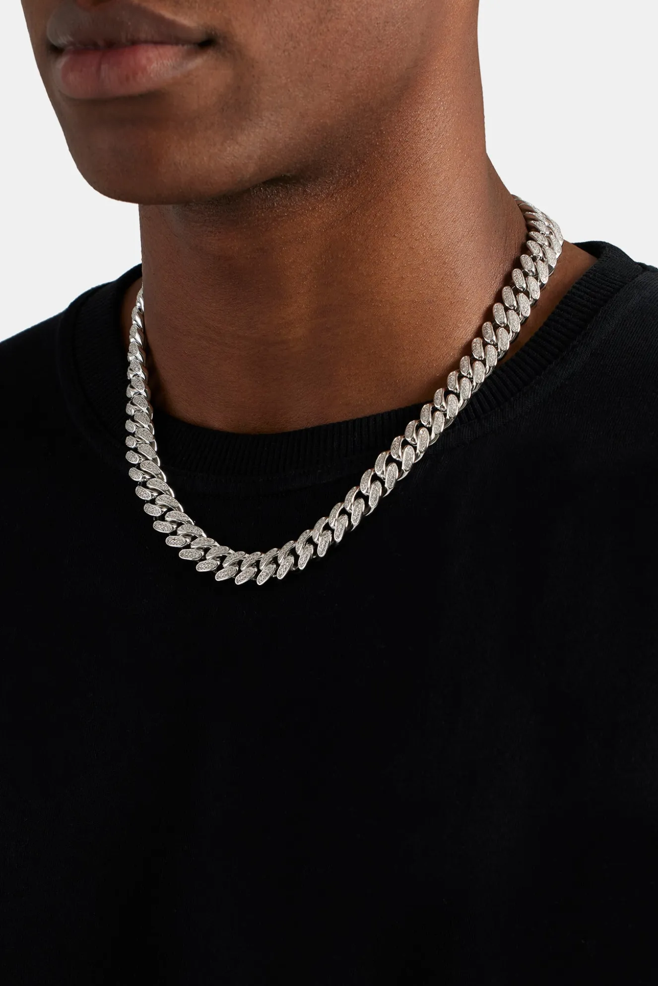 Iced Cuban Chain - 12mm - White