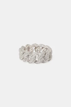 Iced Cuban Link Ring - 10mm