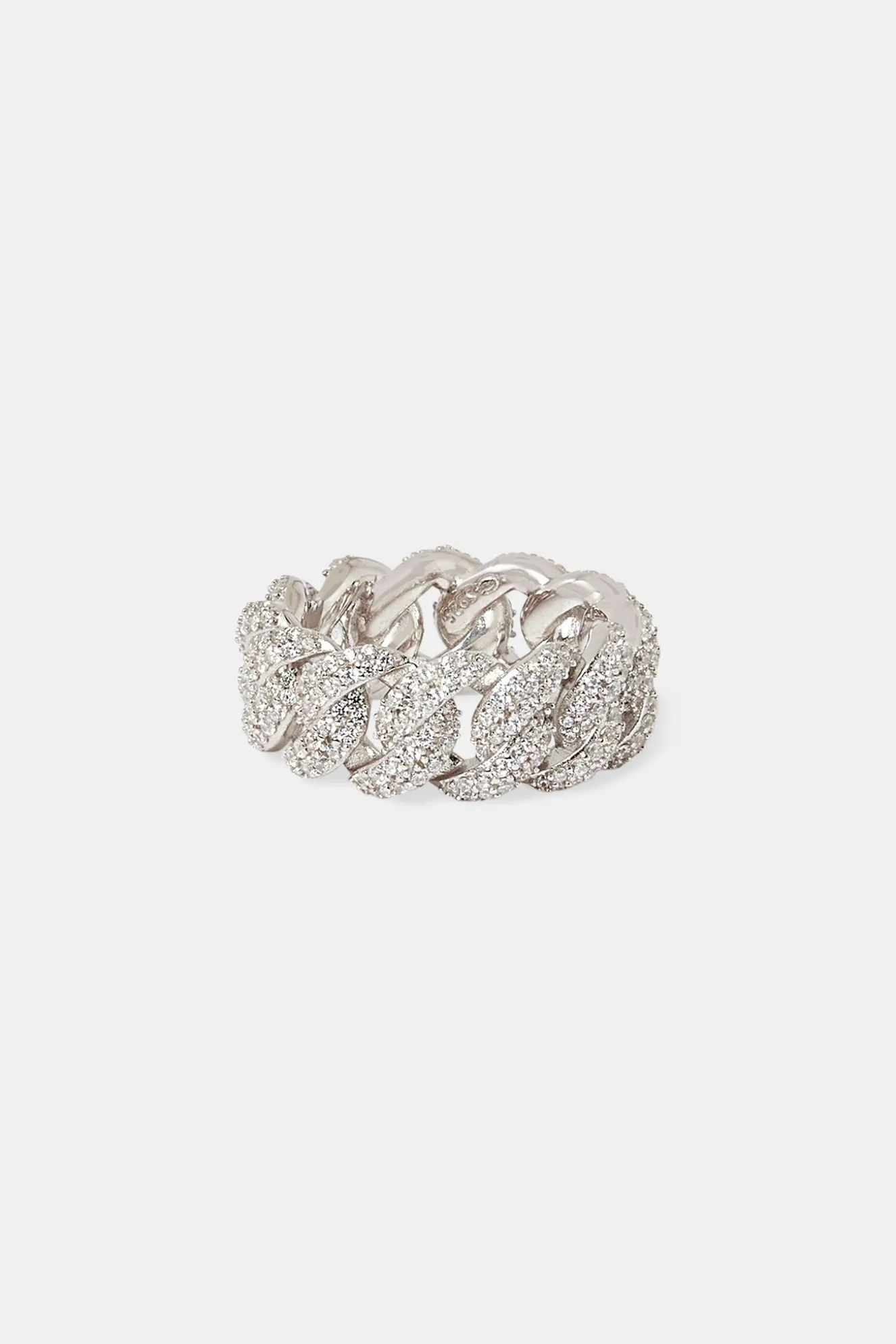 Iced Cuban Link Ring - 10mm