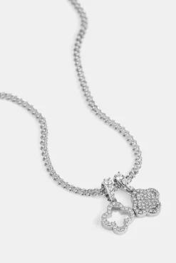 Iced Double Motif Cuban Necklace - 10mm