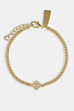 Iced Enamel Motif Cuban Bracelet - 10mm