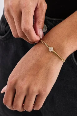 Iced Enamel Motif Cuban Bracelet - 10mm