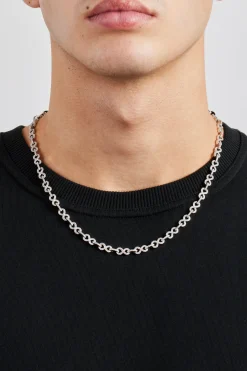 Iced Infinity Link Chain - 6mm