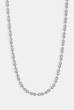 Iced Infinity Link Chain - 6mm
