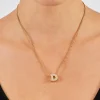 Iced Letter Pendant - 12mm