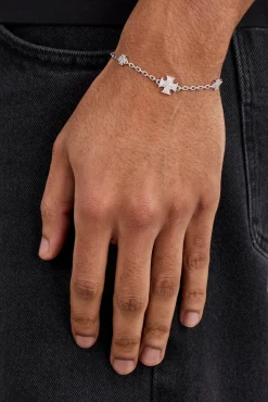 Iced Micro Motif Rolo Bracelet - 8mm