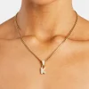Iced Mini Bubble Pendant & Micro Cuban Chain - Gold