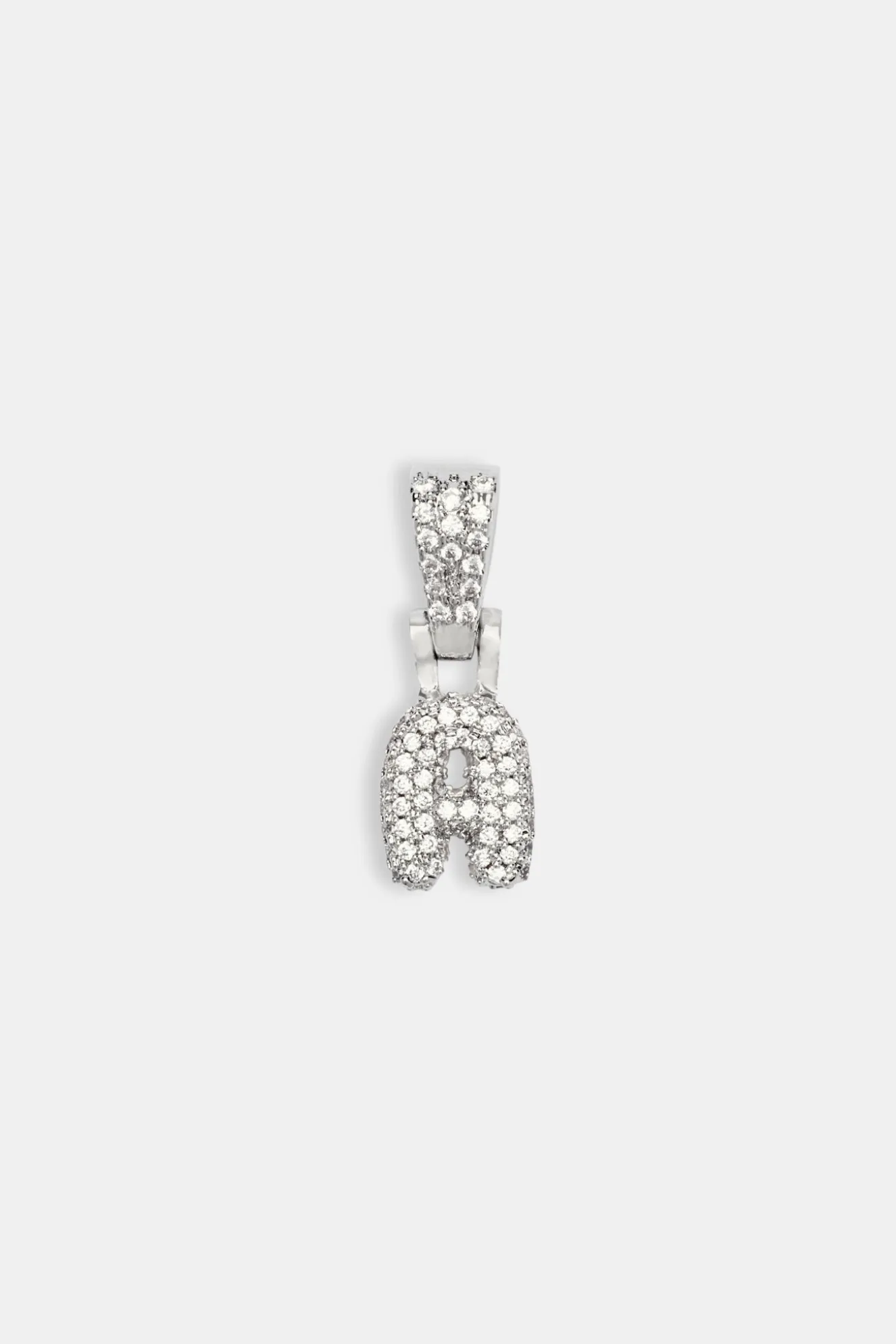 Iced Mini Bubble Pendant - White