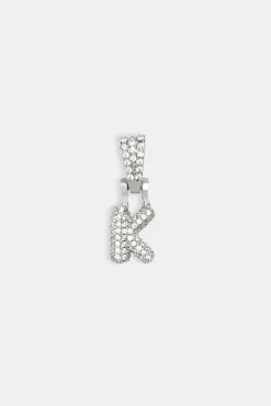 Iced Mini Bubble Pendant - White