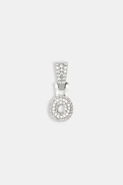 Iced Mini Bubble Pendant - White