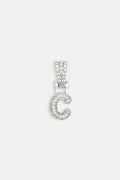 Iced Mini Bubble Pendant - White