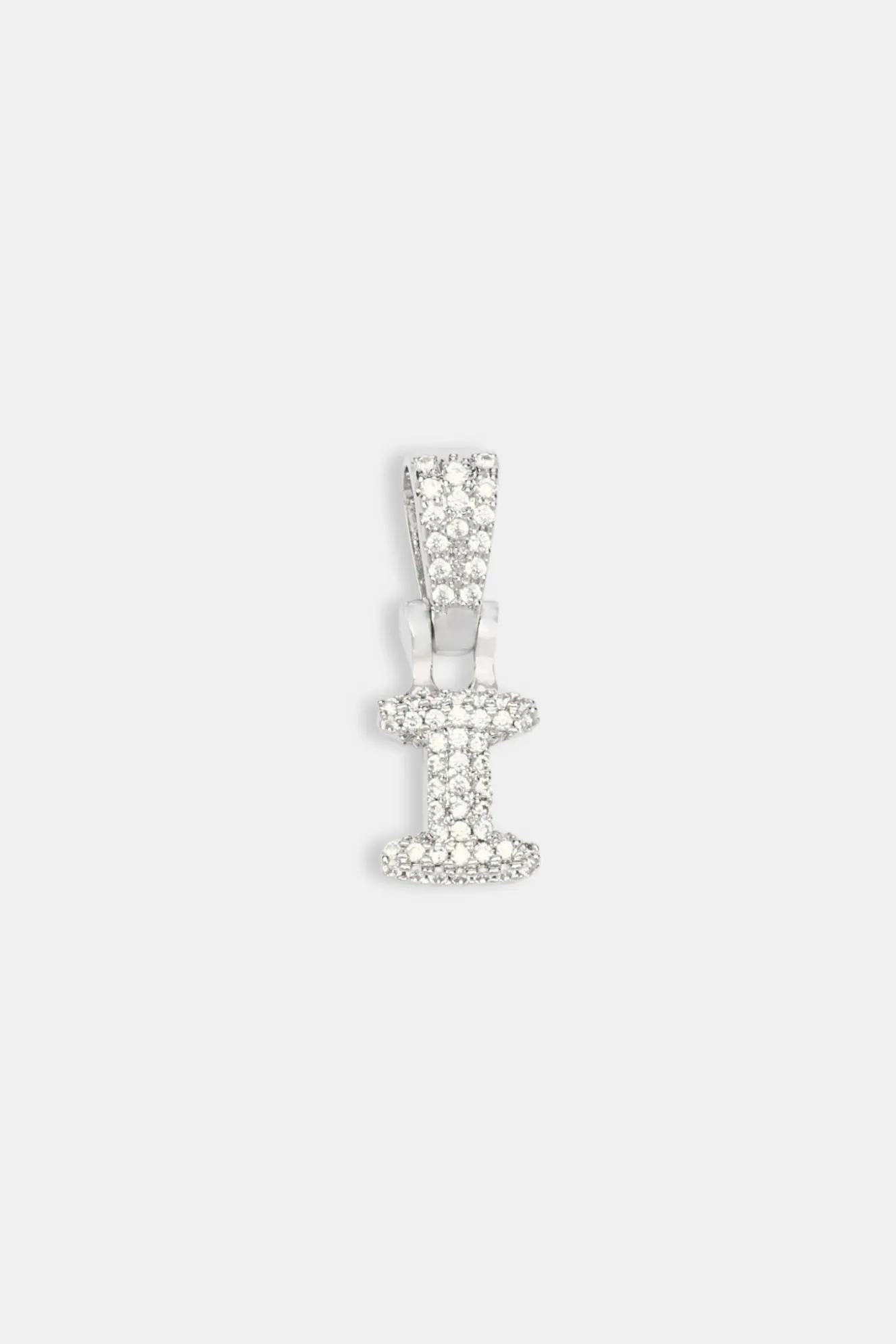 Iced Mini Bubble Pendant - White