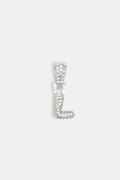 Iced Mini Bubble Pendant - White