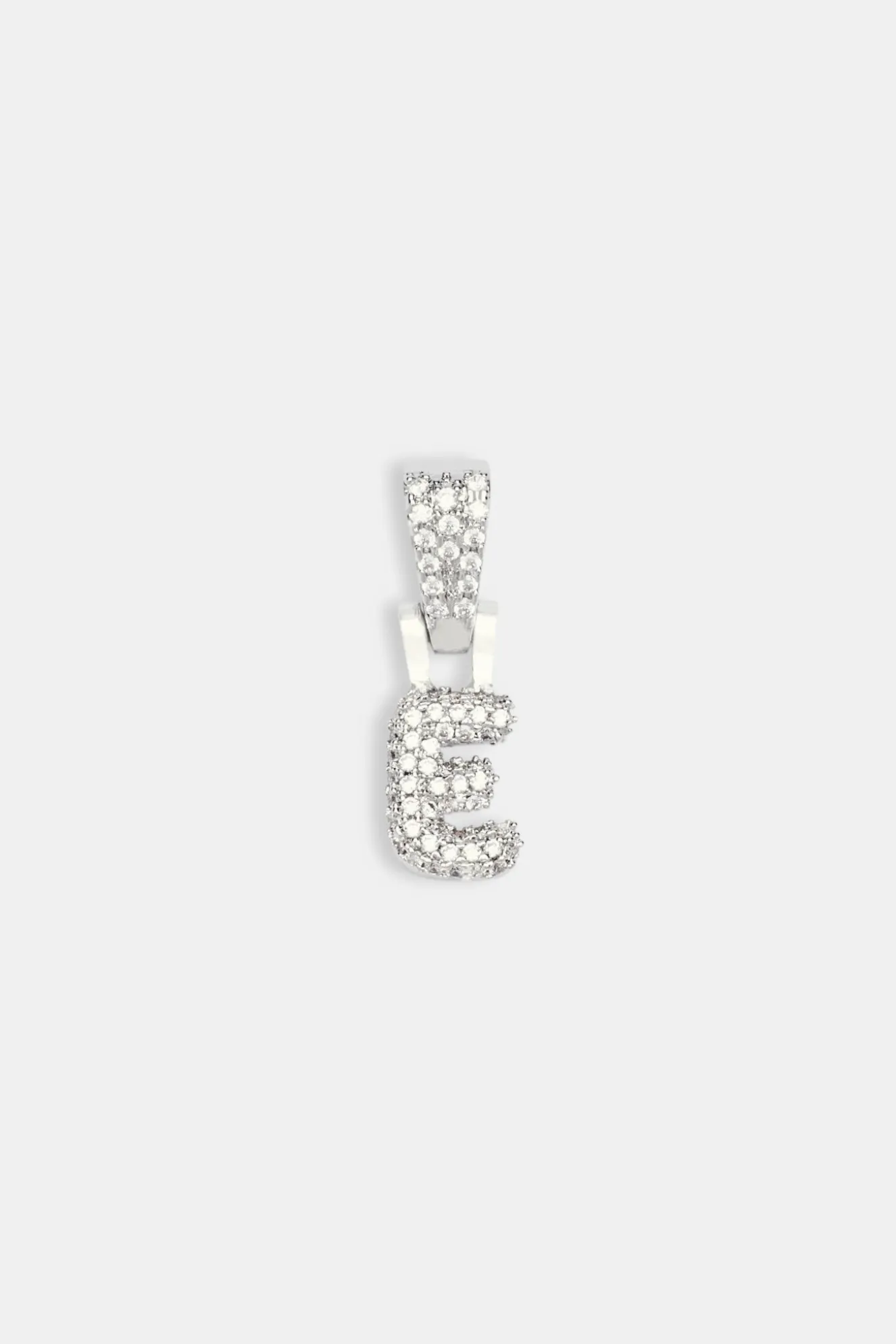 Iced Mini Bubble Pendant - White