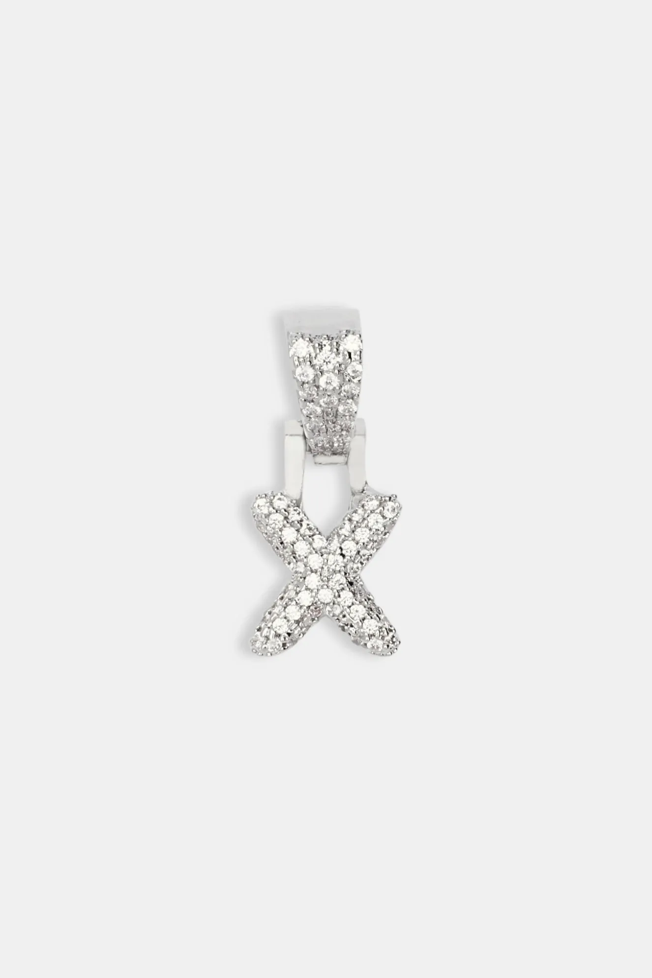 Iced Mini Bubble Pendant - White