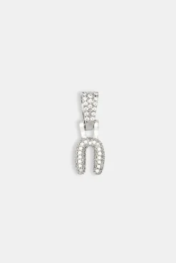 Iced Mini Bubble Pendant - White