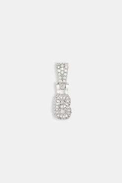 Iced Mini Bubble Pendant - White