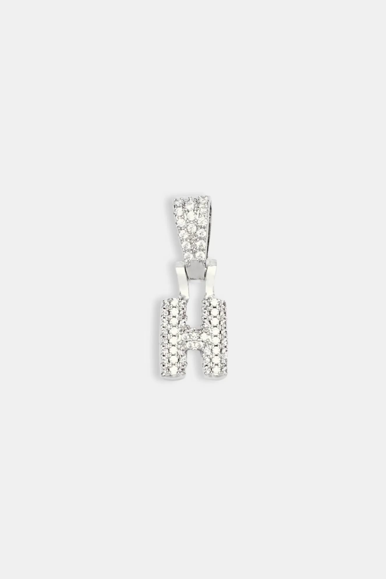 Iced Mini Bubble Pendant - White