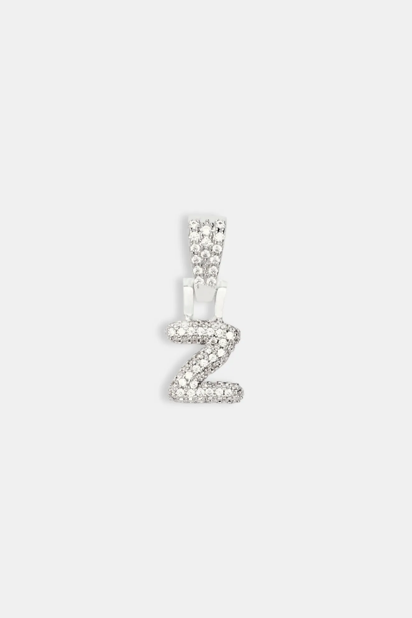 Iced Mini Bubble Pendant - White
