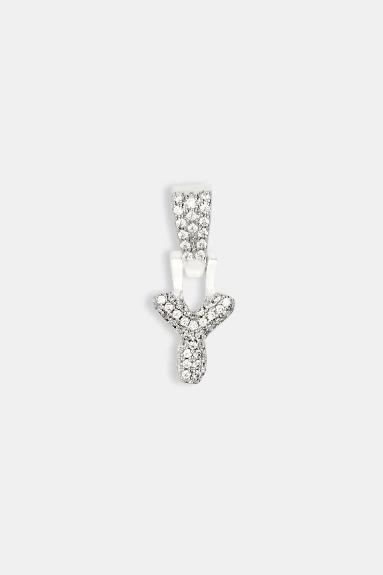 Iced Mini Bubble Pendant - White