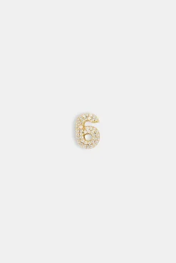 Iced 12mm Number Pendant