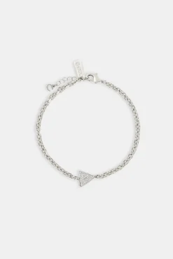 Iced Pave Triangular Rolo Bracelet - 10mm