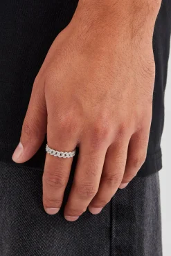 Iced Prong Cuban Ring - 5mm