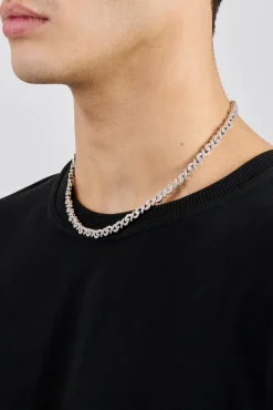 Iced Scattered Stone Chain - 6mm