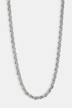 Iced Scattered Stone Chain - 6mm