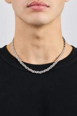 Iced Scattered Stone Chain - 6mm