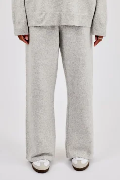 Knit Logo Jogger - Grey
