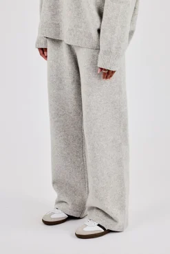 Knit Logo Jogger - Grey