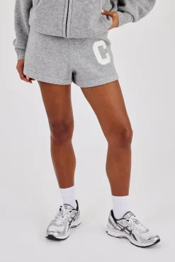 Knitted C Short - Grey