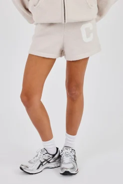 Knitted C Short - Oatmeal