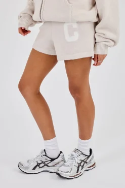 Knitted C Short - Oatmeal