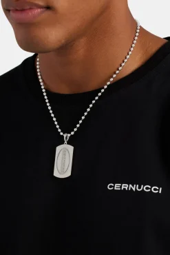 Logo Polished Dog Tag