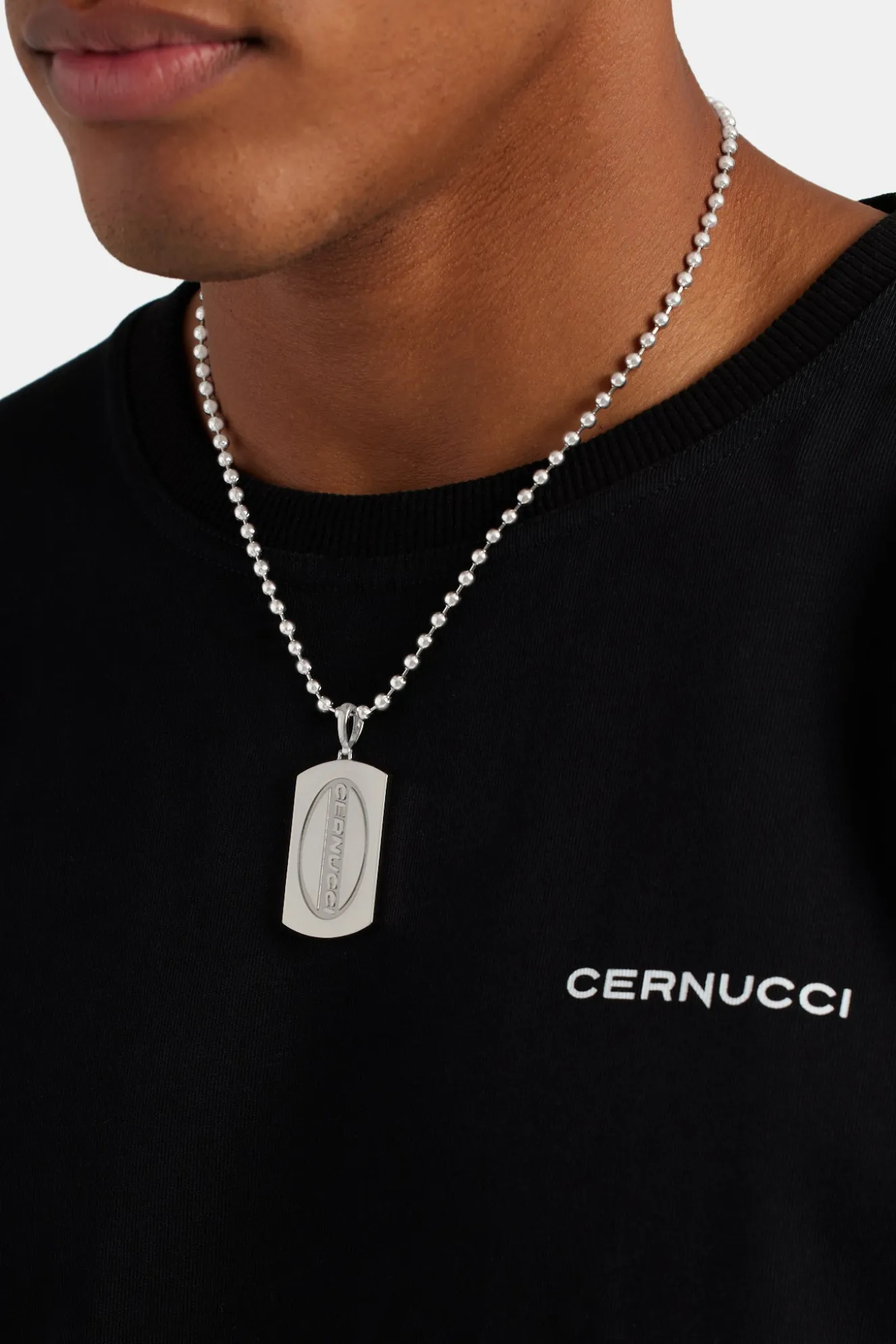 Logo Polished Dog Tag