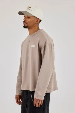 Long Sleeve Rio Diamond Graphic T-Shirt - Stone