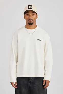 Long Sleeve Rio Graphic Print T-Shirt - Off White