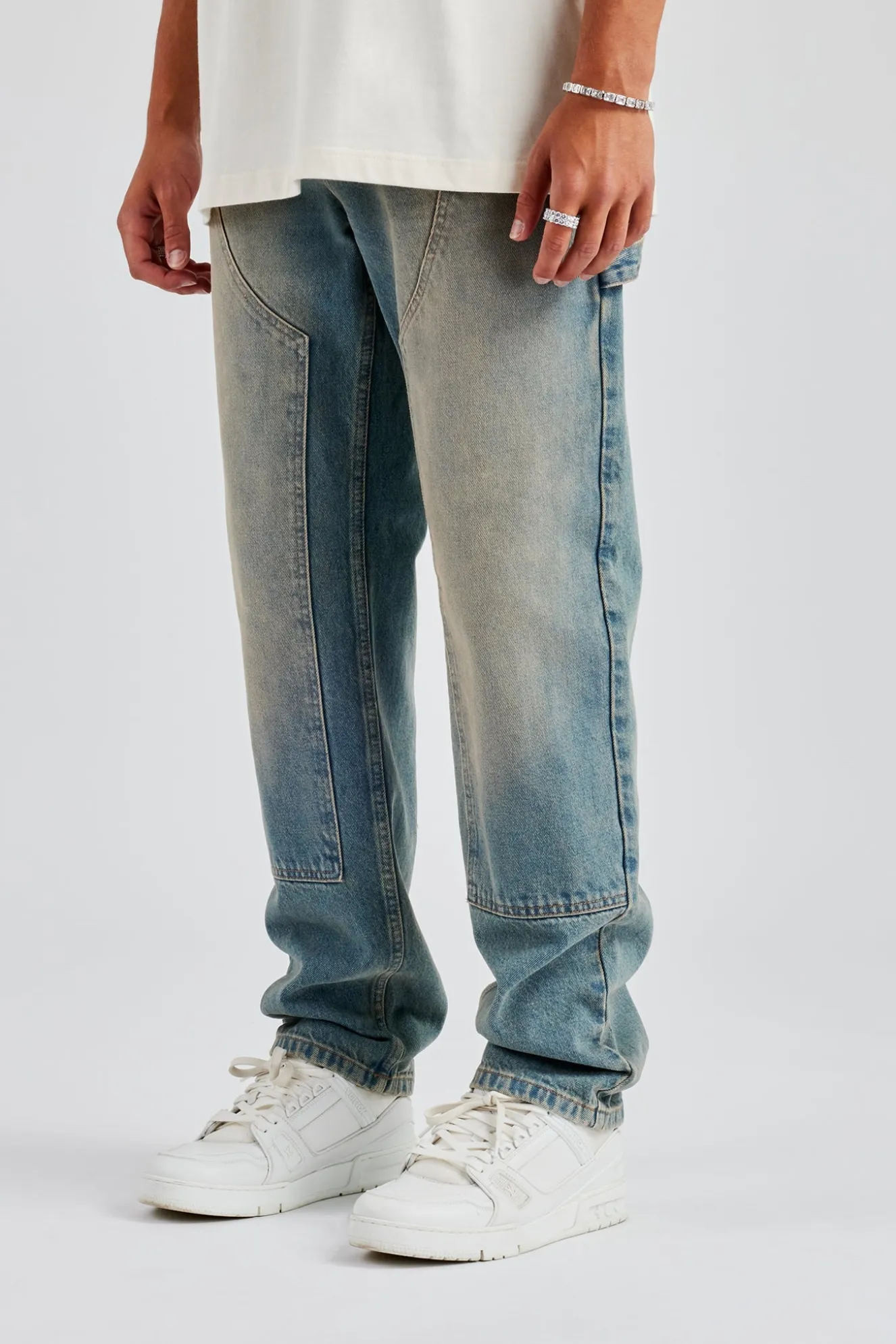 Mens Carpenter Jeans - Antique Wash