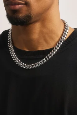 Miami Cuban Link Chain - 12mm - White